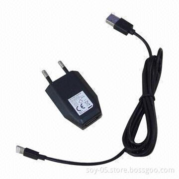 Universal USB 5V/1A EU Charger, High-reliability and Stability, Mass Production